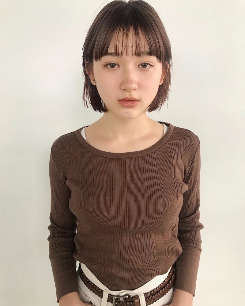 ダブルカラー＊色素薄めのベージュピンク｜東京二子玉川の美容院 nanuk 岡村 健太郎のヘアスタイル