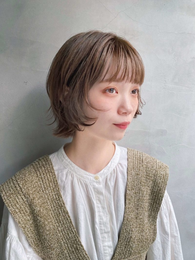 ハイトーンボブウルフ｜表参道の美容院CIECA. （シエカ）スタイリスト野元亮太のヘアスタイル・髪型・ヘアカタログ